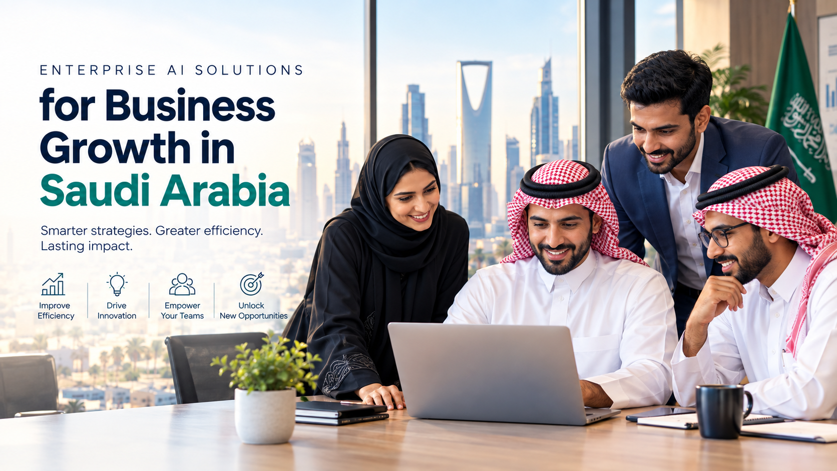 Enterprise AI solutions for business growth in Saudi Arabia